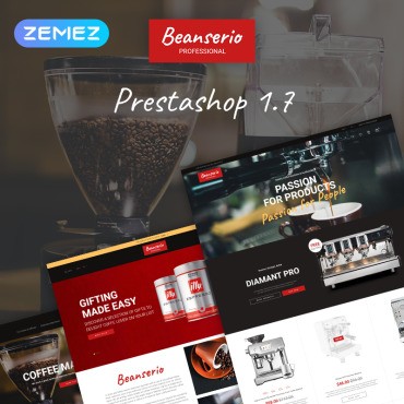 Beanserio -   - Clean Bootstrap Ecommerce. PrestaShop .  78973