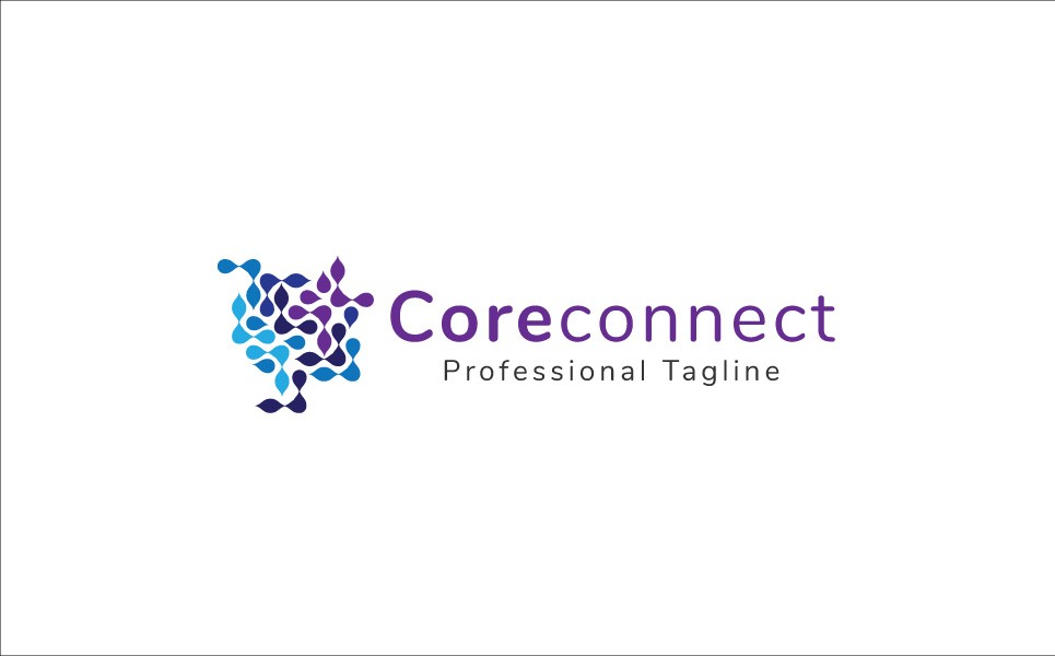 Coreconnect. Шаблон логотипа. Артикул 97726