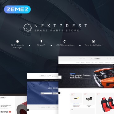 Nextprest -    Clean Bootstrap Ecommerce. PrestaShop .  78296