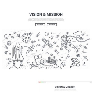 Doodle - Vision Mission. Фон. Артикул 90576