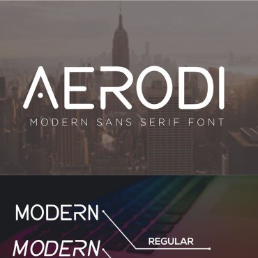 Aerodi Modern Sans Serif. .  77125