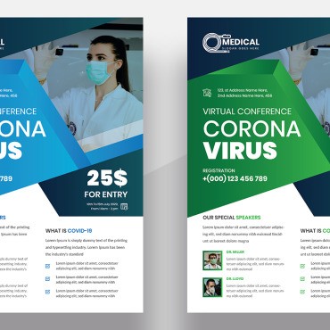   Corona Virus Flyer.  .  102256