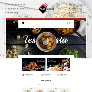 Food Square -  . OpenCart .  77779
