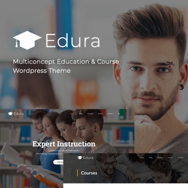 Edura - LearnPress Образование. WordPress  шаблон. Артикул 70628