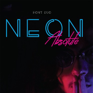 Neon Absolute - Font Duo + Extra. .  76994
