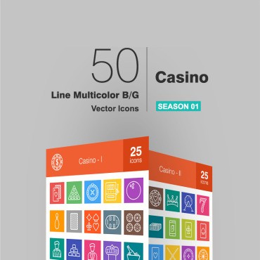 50 Casino Line Multicolor B / G.  .  93913