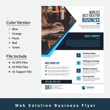 Web Solution Business Flyer.  .  81372
