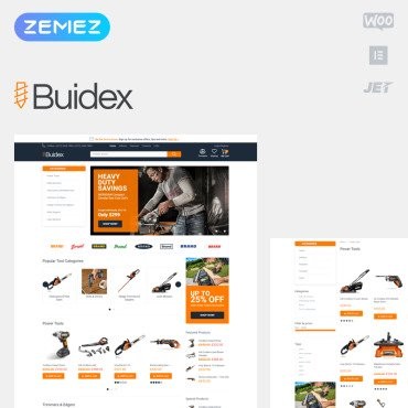 Buidex -  ECommerce Classic Elementor. WooCommerce .  79338