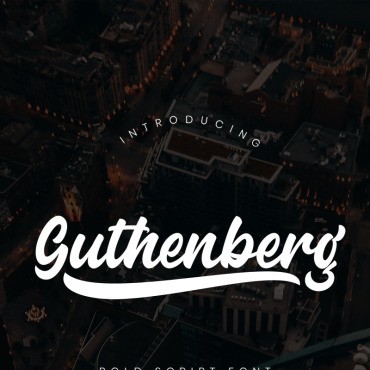 Guthenberg Bold Script. .  76417