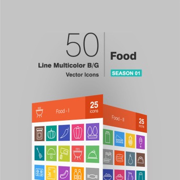 50 Food Line Multicolor B / G.  .  91524