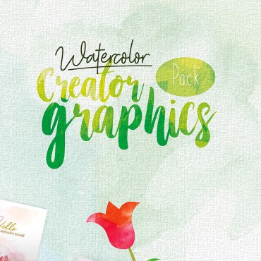 WaterColor Creator Graphics. Иллюстрация. Артикул 66920