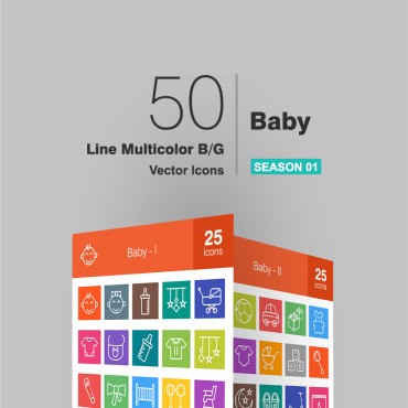 50 Baby Line Multicolor B / G.  .  93877
