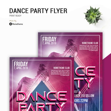 Dance Party Flyer vol. 01.  .  84195