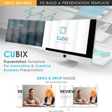 CUBIX Modern. PowerPoint .  74408