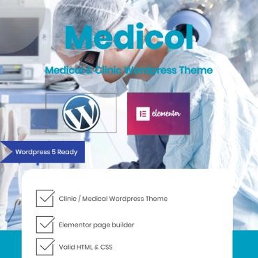 Medicol - Начальная загрузка Elementor для медицины и клиники. WordPress  шаблон. Артикул 80894
