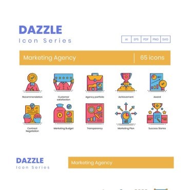 65   Icons - Dazzle Series.  .  90048