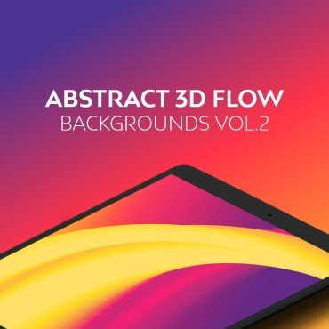 Абстрактный 3D Flow Vol.2. Фон. Артикул 95096