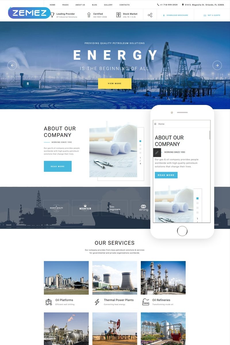 Blue Energy - готовая к использованию промышленная компания