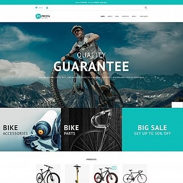 Impresta - Магазин велосипедов. Интернет магазин MotoCMS. Артикул 66552