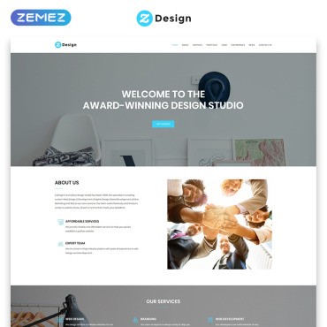 Z Design -   HTML.  Landing Page.  71322