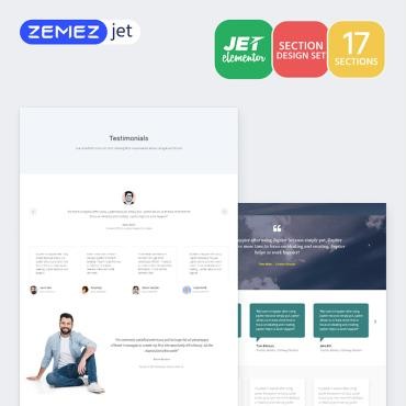 Testiz - Отзывы о Jet Jet. Elementor шаблон. Артикул 71756