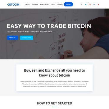 Getcoin - .  Landing Page.  69376