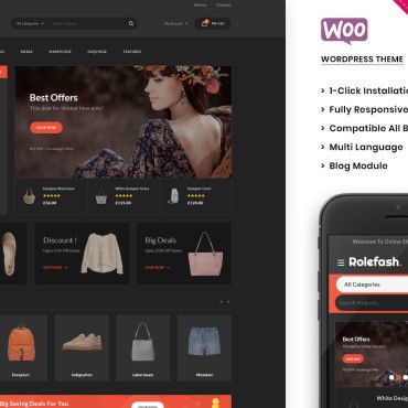 Rolefash - The Ultimate Fashion Store. WooCommerce .  100737