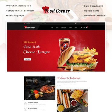 FoodCorner -  . OpenCart .  84532