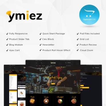 Ymiez Food Store. OpenCart .  80437