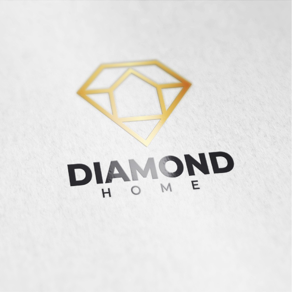 Diamond Home Luxury. Шаблон логотипа. Артикул 98371