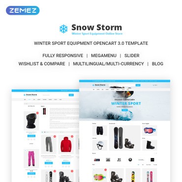 Snow Storm -    . OpenCart .  71924