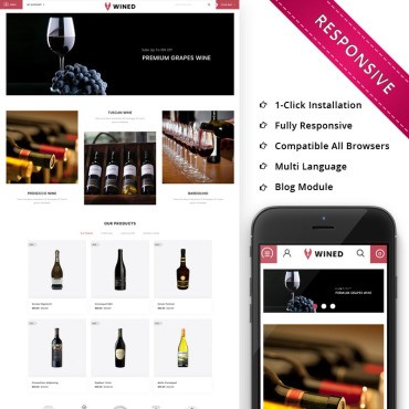 Wined -  . OpenCart .  75072