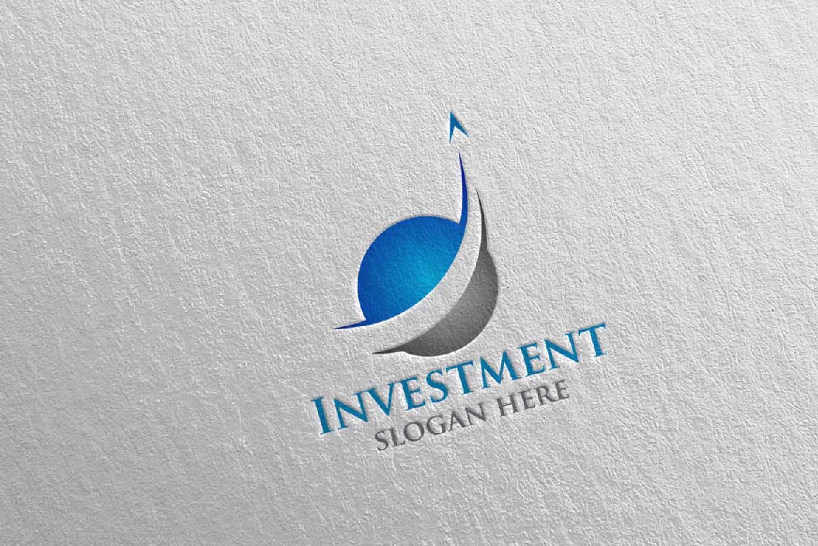 Инвестиционный маркетинг Финансовый 1. Шаблон логотипа. Артикул 97856