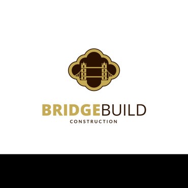 Bridge Build. Шаблон логотипа. Артикул 68992