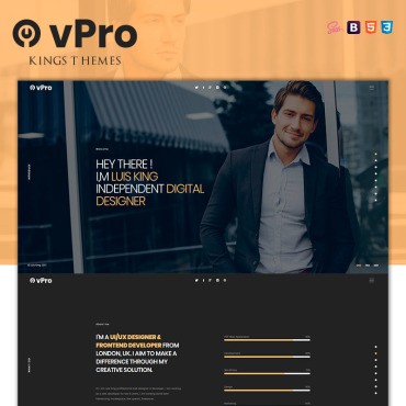 vPro - vCard / CV /  / .  Landing Page.  79902