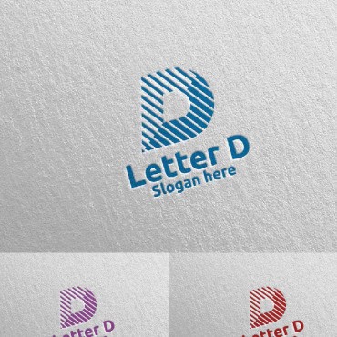 Digital Letter D Design 15.  .  97344