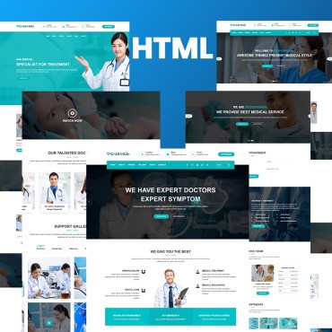 Gmadical - Медицина и здравоохранение HTML5. Шаблон веб сайта. Артикул 97400