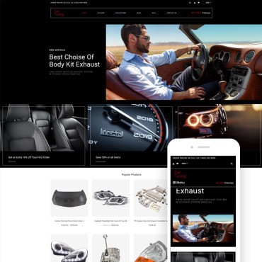 Car Tuning -   Multipage Modern. Shopify .  79308