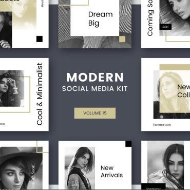 Modern Social Media Kit .  81407
