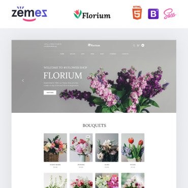 Florium -   Modern Multipage HTML.   .  86751