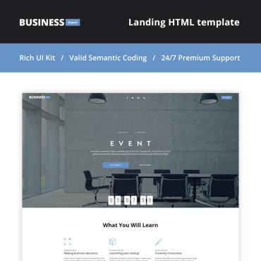 Business Event -  .  Landing Page.  66122