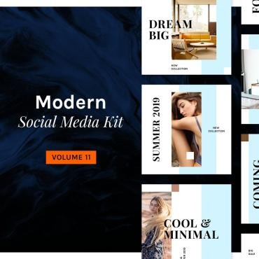 Modern Social Media Kit .  81270