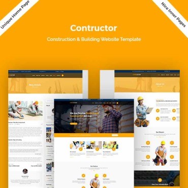 Contructor-Construction & Building.  Landing Page.  78400