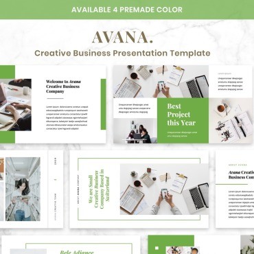 Авана - Творческий Бизнес. Google слайд. Артикул 102790