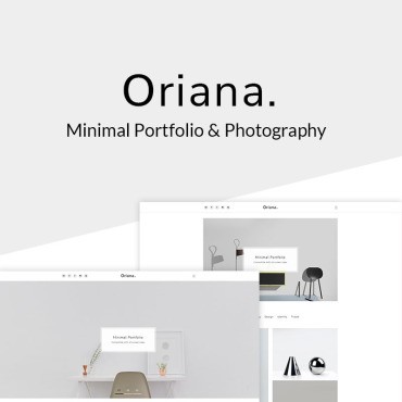 Ориана - минимальное портфолио и фотография. WordPress  шаблон. Артикул 67636