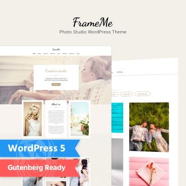 FrameMe - Студия фотографии. WordPress  шаблон. Артикул 66179