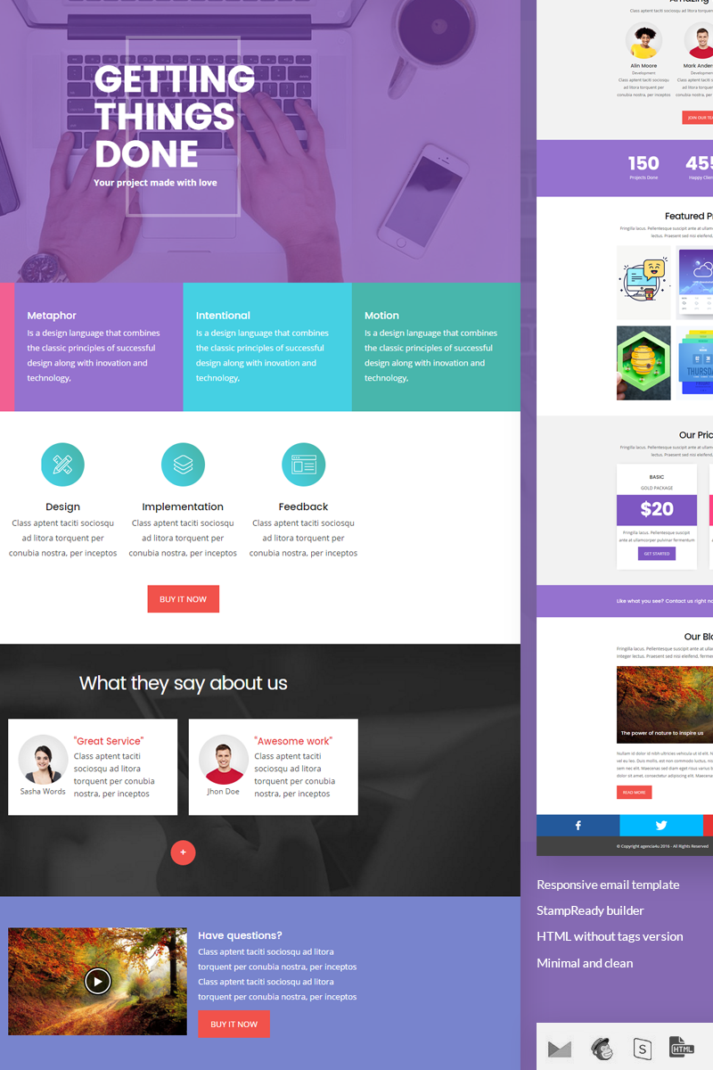 Wave - StampReady Builder + Адаптивный