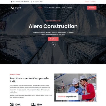 Alero -    HTML5.  Landing Page.  99497