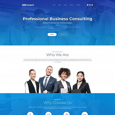 Pro Consult -  MotoCMS 3.  Landing Page.  67953