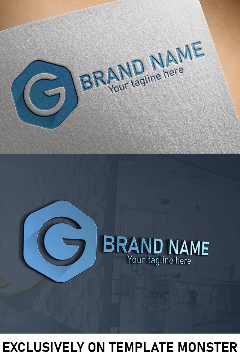 G Letter Design. Шаблон логотипа. Артикул 97789